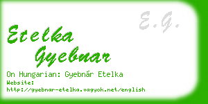 etelka gyebnar business card